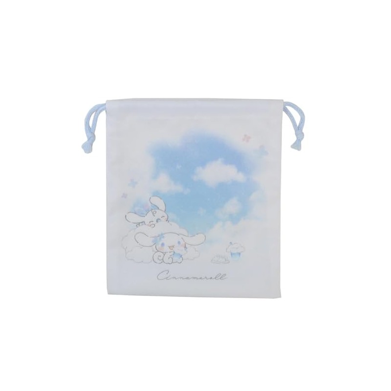 Cinnamoroll [Drawstring Bag] Gusseted Drawstring Bag / New Entrance Sanrio