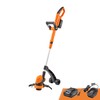 LawnMaster CLGT2410S 24V 10" Cordless String Trimmer Weed Eater 2.0AH