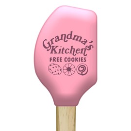 Cute Wholesome Spatulas Funny Silly Cooking and Baking Utensils Funny Silicone Scraper Spatula Food Cool Grandma Novelty Spatulas for Baking Grandmas