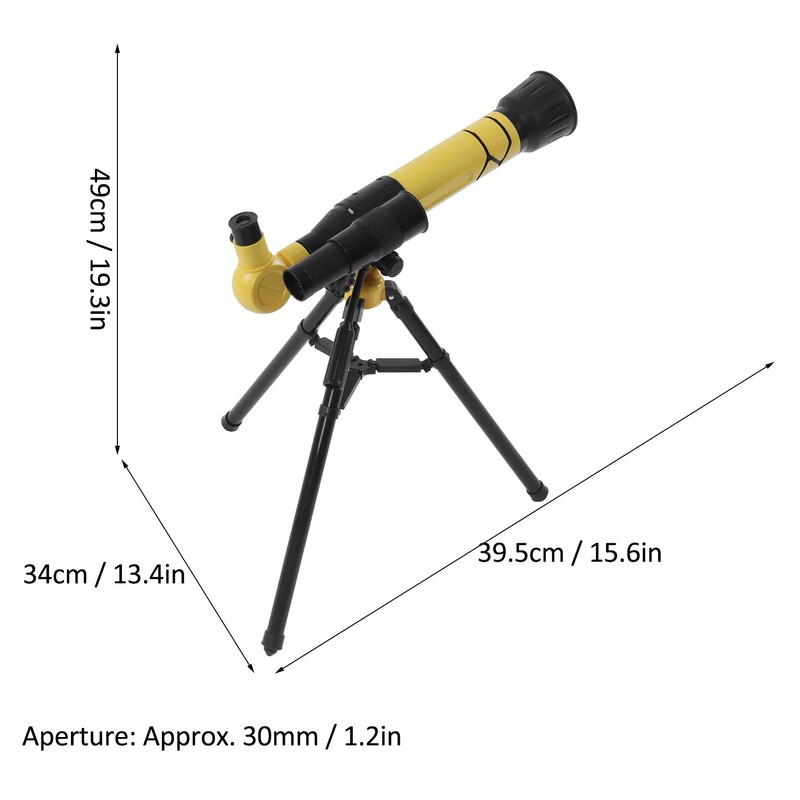 Children Astronomy Telescope with Adjustable Tripod Lightweight Portable Telescope for