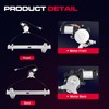 XIMAKA Front Driver Side Power Window Regulator with Motor (6