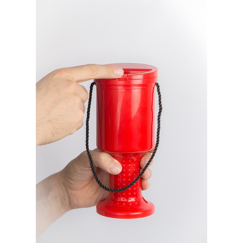 Hand Held Plastic Collection Box. - Coin Collection Box- Donation