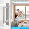 Young Dance Self-Stick Adhesive Cabinet Handles - 6" Stainless Steel