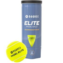 Raquex Elite Padel Balls – 3, 6 or 9 Balls - Elite Padel Balls, Standard Speed. Elite: Pace Padel Pro Balls for Faster Gameplay