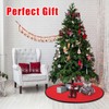 lasuroa Christmas Tree Mat, 100 cm Reversible Christmas Tree Stand
