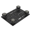 Gantry Plate Aluminum High Strength Gantry Board Black Anodized 3D