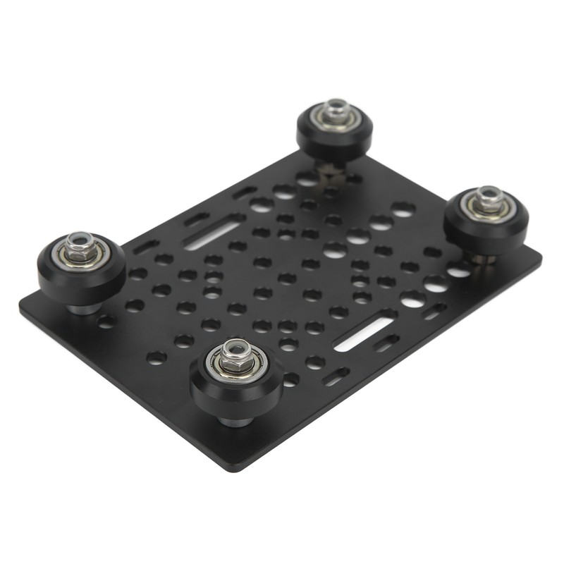 Gantry Plate Aluminum High Strength Gantry Board Black Anodized 3D