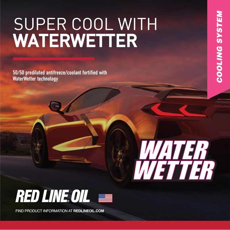 Red Line 81215 SuperCool Performance Antifreeze/Coolant, Ready to Use Formula