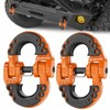 Nilight Safety Chain Connector Link, 1/2In Tow Hitch Hammerlock Coupling