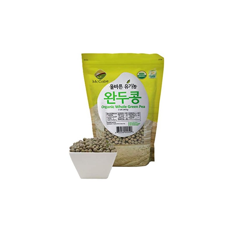 McCabe Organic Whole Green Pea - Green Peas | Rich