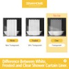ZEMAHOME Extra Large Size PEVA Plastic Shower Curtain Liner Premium