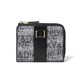 Pinky & Diane PDLWGAS3 Bifold Wallet, Mixed Tweed, Feminine, Storage, Black, Black, One size