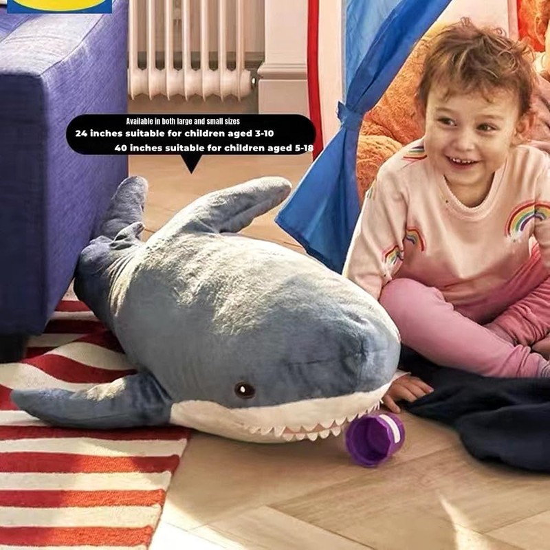 XIYUAN 24" Big Shark Stuffed Animal Toy,Plush Shark Toys,Stuffed Animal