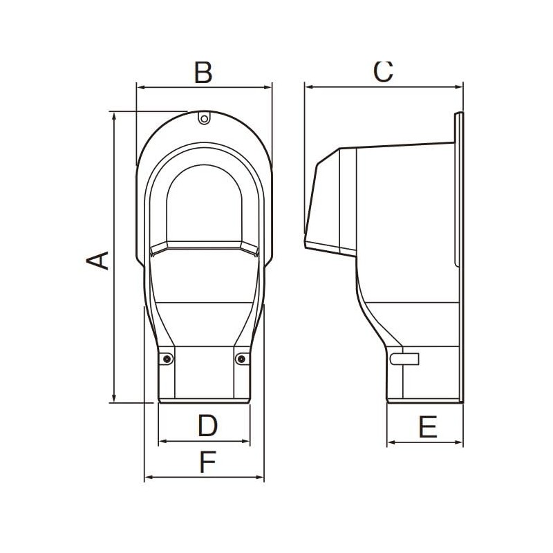 Panasonic DAS2605A Wall Extraction Cover for Air Conditioners with Dust