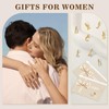 doubgood 14K Gold Plated Gold Bracelets for Women, Dainty Initial