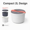 Microwave Rice Cooker for Portable Use - Multifunctional Steamer Bento