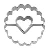 STÄDTER Linzer Heart Cookie Cutter in Ring Diameter 4 cm