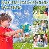 Eaglestone 2 Pack Automatic Bubble Guns for Kids with LED