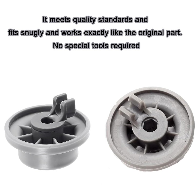 WEZCHUGHAOL 8Pcs Dishwasher Lower Rack Wheel Replacement, Compatible with Brands