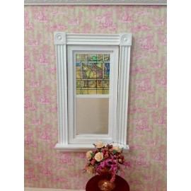 Unbranded Grape Clusters  Motif Dollhouse Miniature Victorian  Stained Glass Window Film