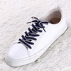 [Allegra K] Striped Canvas Shoelaces, Flat Shoelaces, Flat Laces, Flat