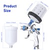 Zeinlenx HVLP Spray Gun with 10Pcs 600ML Disposable Paint Cups,