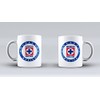 Taza sublimada personalizada Cruz Azul equipo futbol coleccionable 11 onzas