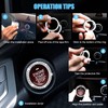 OUZORP Car Cup Coasters Blue 2 Pack with Push Start