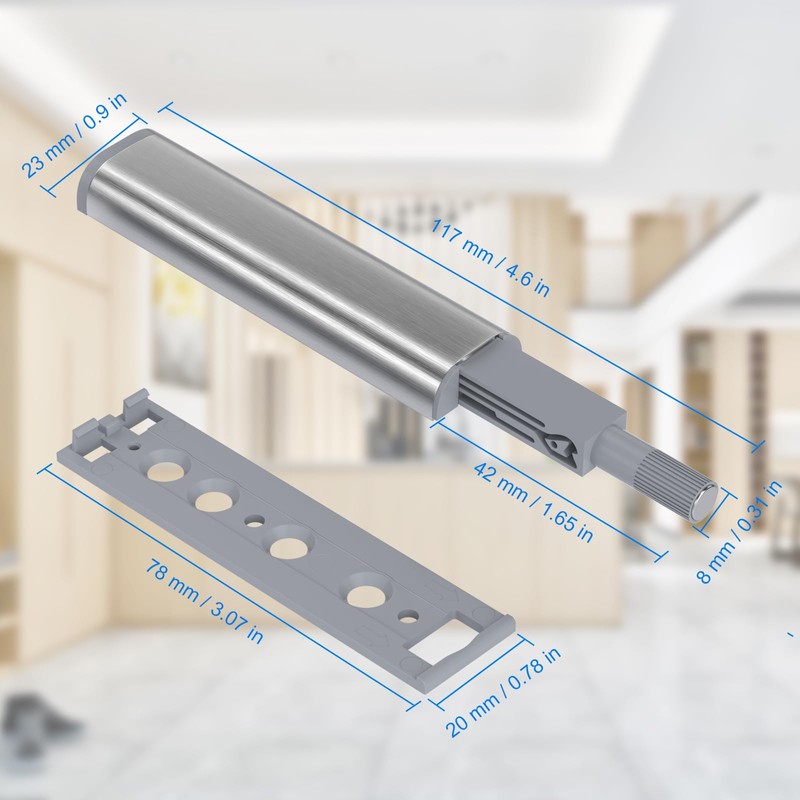 Push to Open Door Catches Jiayi 6 Pack Cupboard Magnetic