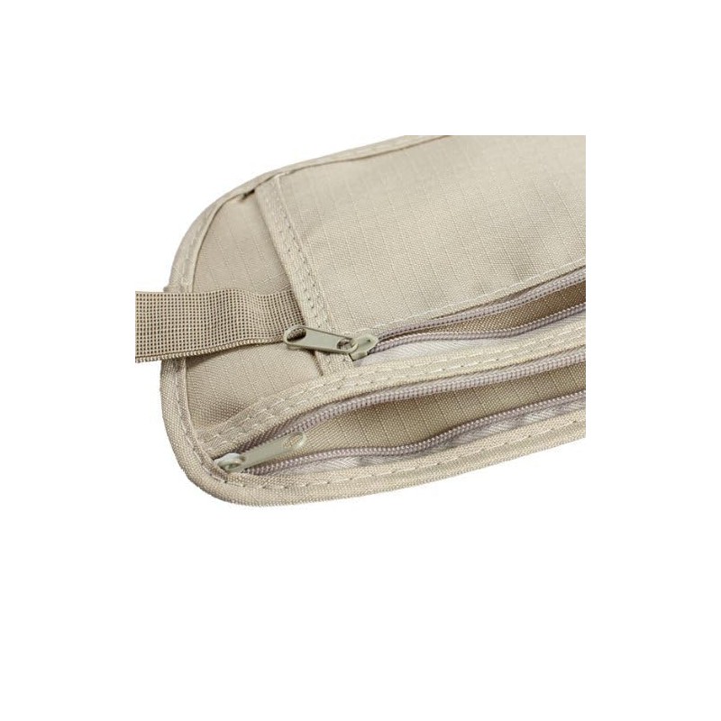 Dcolor Travel Money Belt for Security Pouch Passport Cash Money