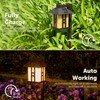 GIGALUMI Japanese Decor Solar Lights for Outside, Pathway Lights 4