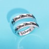 Gleamart Inspirational Quotes Encouragement Ring for Women Friendship Ring Engraved