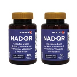 Nad Resveratrol Quercetina Vitamina Suplemento Pack 2x60 Cápsulas