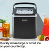 Iceman Dual-Size Ice Maker Countertop - Portable Ice Machine, Large