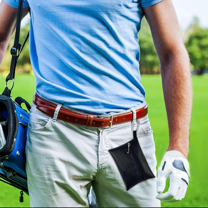 GETJOY Golf Tee Bag, Golf Accessories Bag, Compact, Lightweight, Unisex,