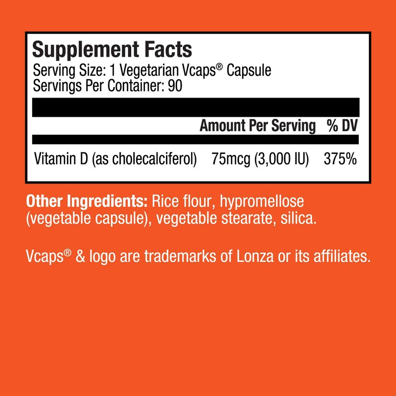 Invite Health Vitamin D3 3000 IU - Supports Immune, Bone,