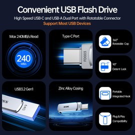 SSK Unidad flash USB 64GB - Plata