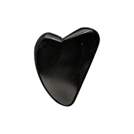 VIE Gua Sha Facial Massage Black Obsidian, 7x4cm