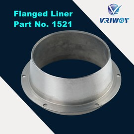 VRIWOY Outboard Jets Wear Ring & Flanged Liners Part No. 1521 Zinc-Aluminum Alloy Medium Series (Flanged Liner No.1521)