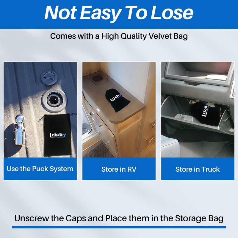Lrichy Bed Plug Cover Kit with Storage Bag for 2014-2025