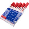edding 4090 chalk marker - red - 5 chalk pens
