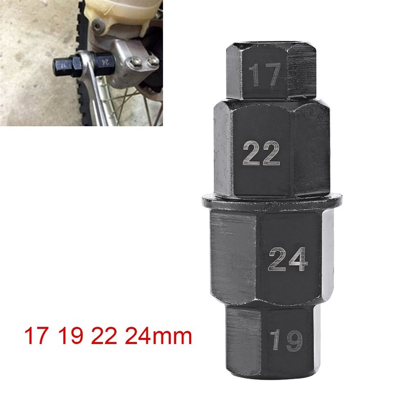 Motorcycle Axle Tool, Spindle Removal Tool, Long Life, Durable Spindle