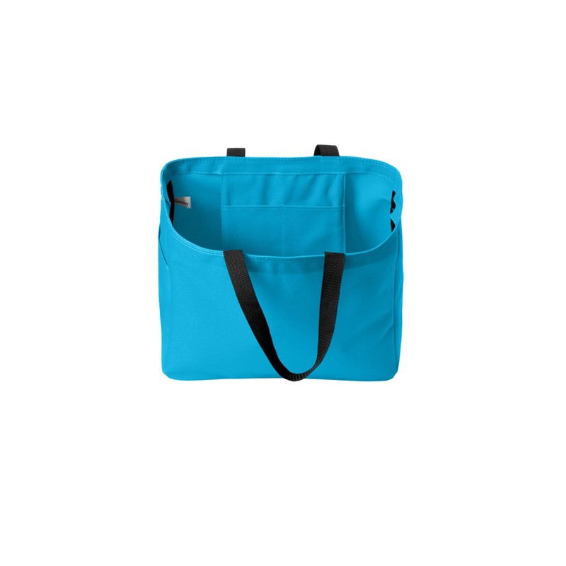 Port Authority - Essential Tote. B0750, Turquoise, OSFA