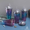 Importeek Termo Vaso Popote Astronauta Signo Zodiacal Capricornio