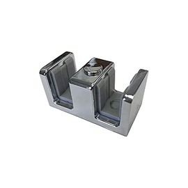 Gordon Glass™ Chrome Shower Door Guide for Sliding Frameless Glass 3/16", 1/4" and 5/16" Thick