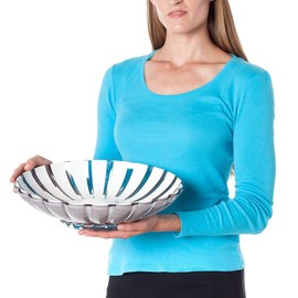 Fruitschaal grijs 375x305x90mm Guzzini 29790092 Grace