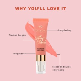 Daily Life Forever52 SOFT CHEEK TINT LIQUID BLUSH,Long Lasting With Lightweight formula For Perfect Face Makeup JCB003