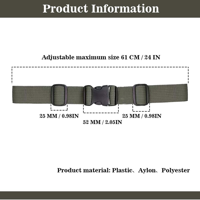 CCAIPU Adjustable Chest Strap Backpack, Pack of 2 Nylon Backpack