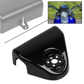 Unbranded Black Headlight Nacelle Handlebar Clamp Cover For Harley Road King SE FLHR FLHRC