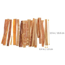 Operitacx 1set Kindling Wood Stick, Natural Flame Firelighters, Outdoor Fire Starter Dried Logs Ignition Tool for Wood Burner Firewood Fire Pit Camping BBQ and Bonfires Kiln
